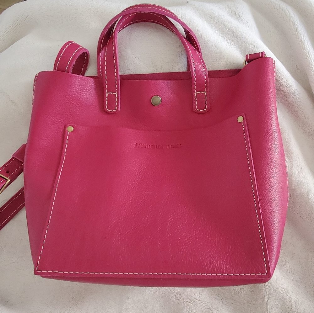 Hibiscus Portland Leather Mini Crossbody *new*